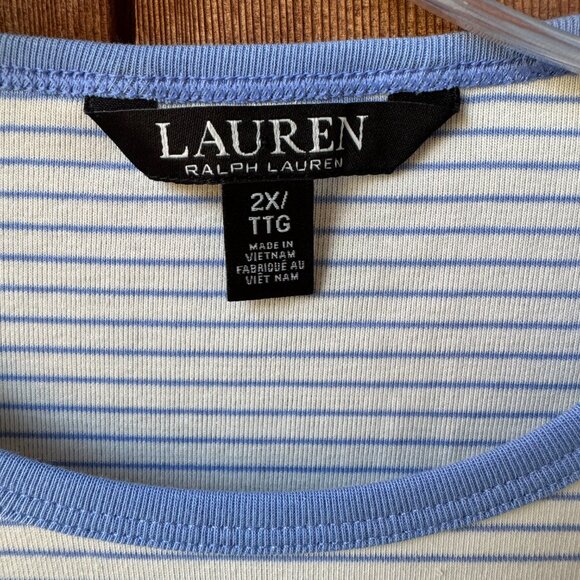 NWOT Ralph Lauren Set of Two Crewneck Short Sleeve T-Shirts in Women's 2X - Picture 4 of 15